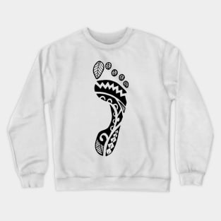 Maori footprint Crewneck Sweatshirt